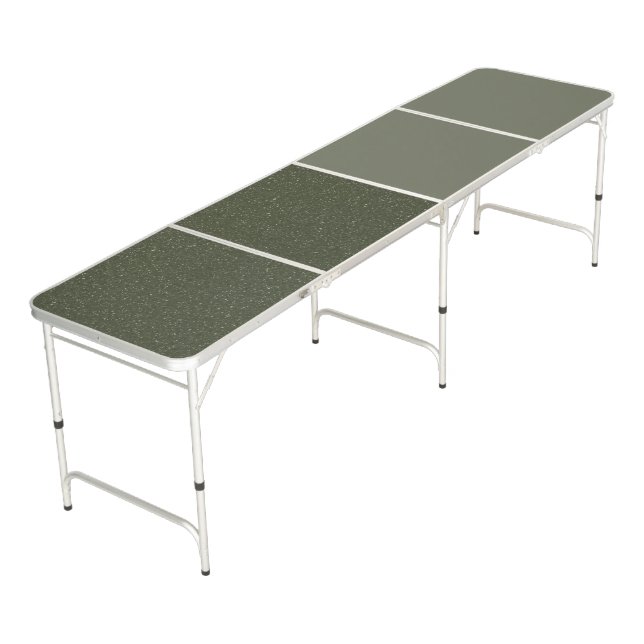 Moss Green Split Texture Custom Pong Table (Angled)