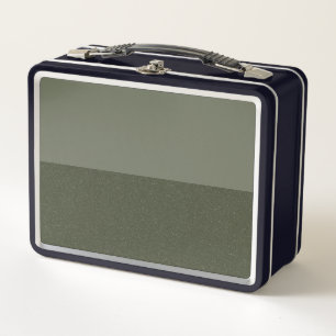 Moss Green Split Texture Metal Box – Customizable