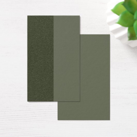 Moss Green Split Texture Profile Card – Customize (Desk)