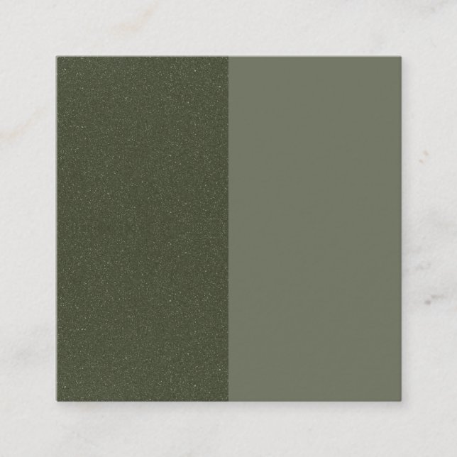 Moss Green Split Texture Referral Card – Customize (Front)