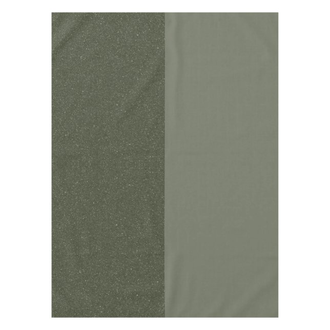 Moss Green Split Texture Tablecloth – Customizable (Front)
