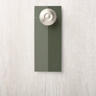 Moss Green Split Textured Door Hanger – Customize