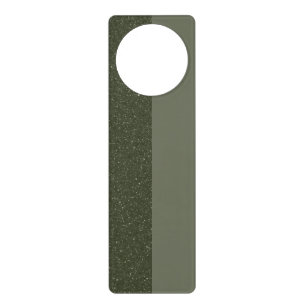 Moss Green Split Textured Door Hanger – Customize