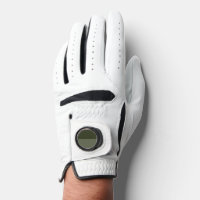 Moss Green Split-Tone Logo Golf Glove – Customize