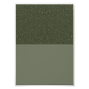 Moss Green Split-Tone Photo Enlargement (Custom) Print