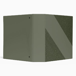 Moss Green Striped Binder
