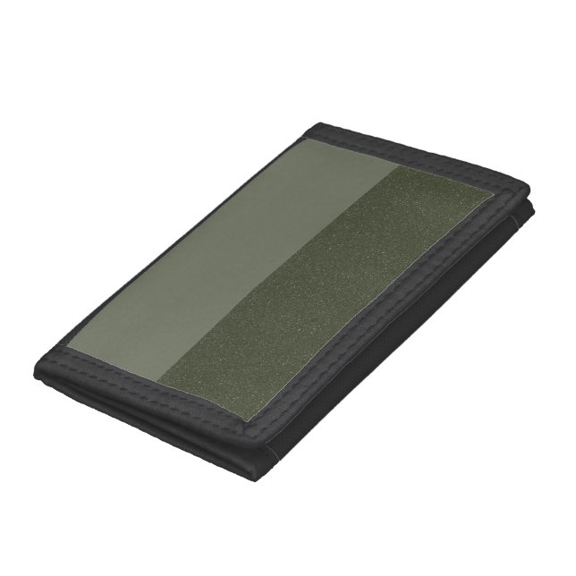 Moss Green Striped Wallet – Custom Textured Design (Bottom)