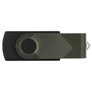 Moss Green Swivel USB Flash Drive