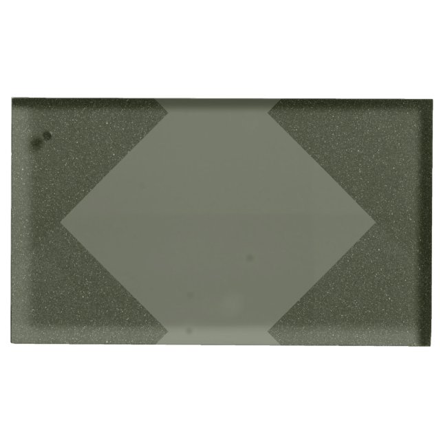 Moss Green Table Card Holder (Front)