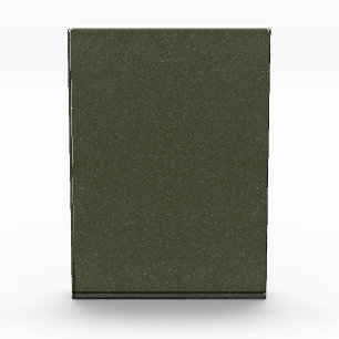 Moss Green Texture Acrylic Award – Customizable