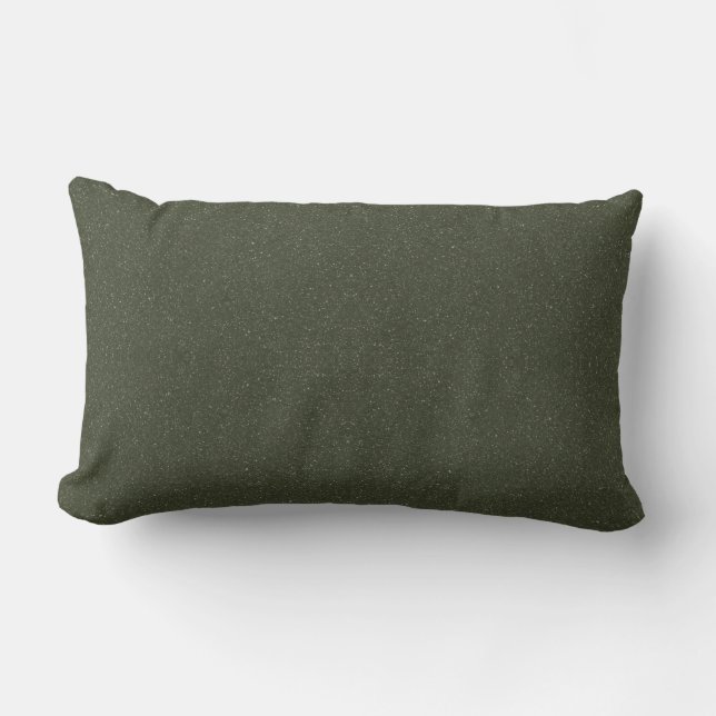 Moss Green Texture Throw Pillow – Customizable (Front)