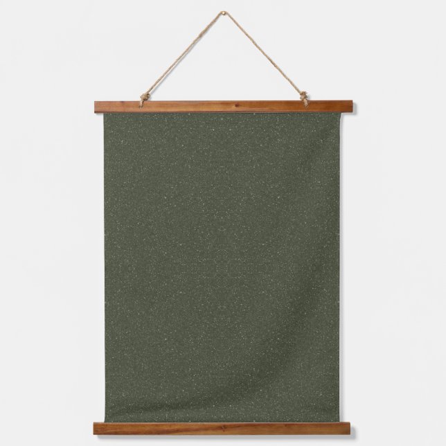 Moss Green Texture Wall Tapestry – Customizable (Front)