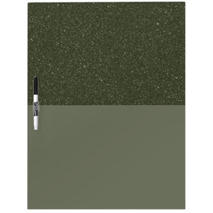 Moss Green Textured Dry Erase Board – Customizable