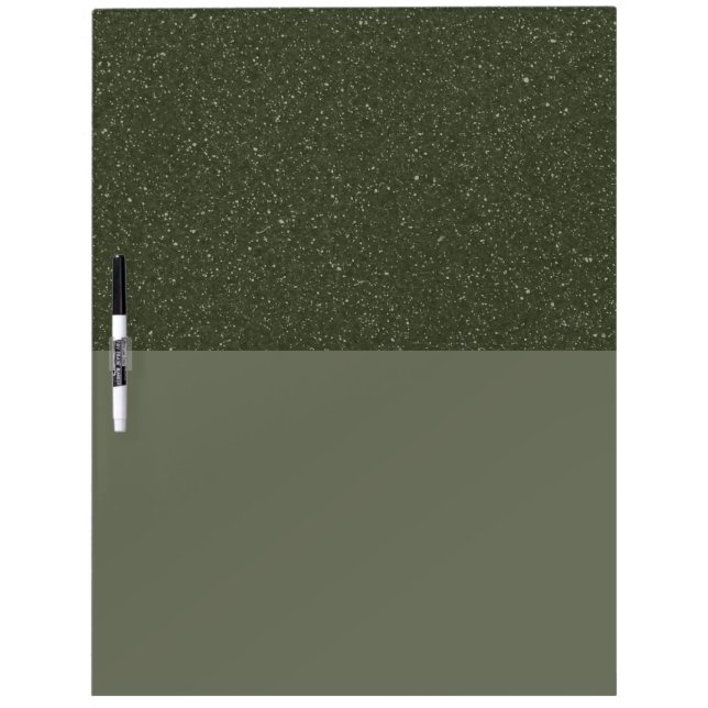 Moss Green Textured Dry Erase Board – Customizable (Front)
