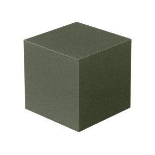Moss Green Textured Photo Cube – Customizable