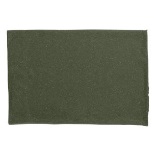 Moss Green Textured Pillowcase – Customizable