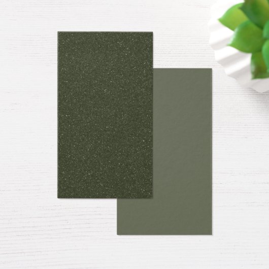 Moss Green Textured Profile Card (Desk)