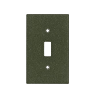 Moss Green Textured Switch Cover Plate – Customize