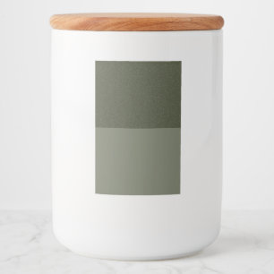 Moss Green Top Label Jar – Customizable Bulk