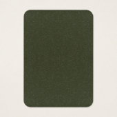 Moss Green Two-Sided Custom Profile Card (Front)