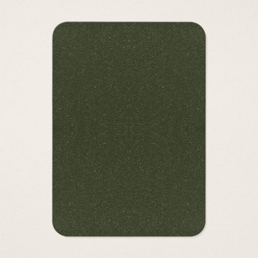 Moss Green Two-Sided Custom Profile Card (Front)