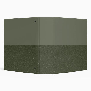 Moss Green Two-Tone Custom Binder