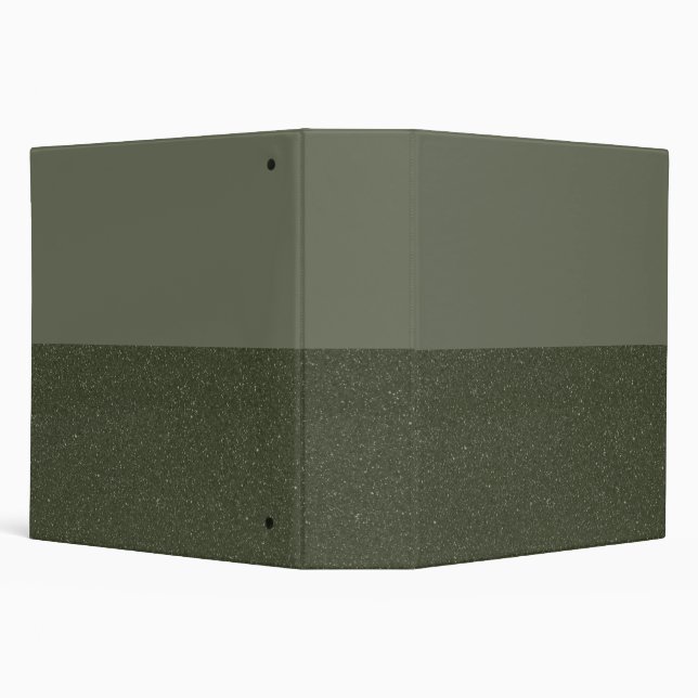 Moss Green Two-Tone Custom Binder (Background)