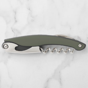 Moss Green Wine Corkscrew – Customizable
