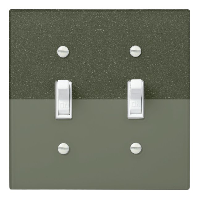 Moss Inverted Two-Tone Horizontal Toggle Plate (In Situ)