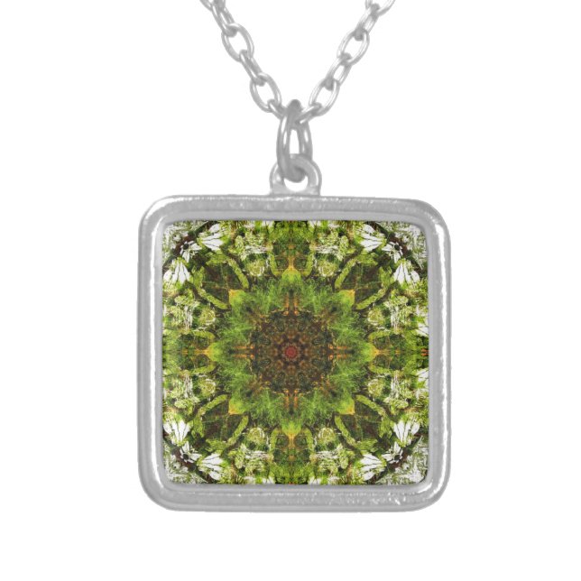 Moss Kaleidoscope Necklace (Front)