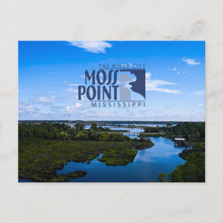 Moss Point, MS Postcard
