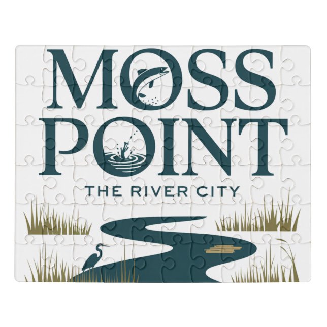 Moss Point “The River City” Puzzle (Puzzle Horizontal)