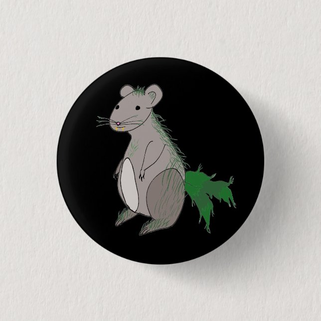 Moss Rat Button (Front)