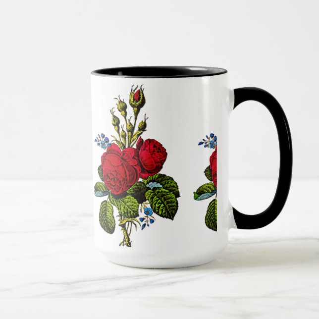 Moss Rose Mug (Right)