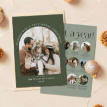 Moss & Sage Green Year-in-Review Christmas