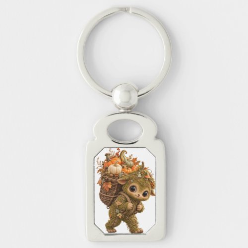 Moss Sprite Pumpkin Keychain