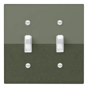 Moss Two-Tone Horizontal Toggle Plate – Customize