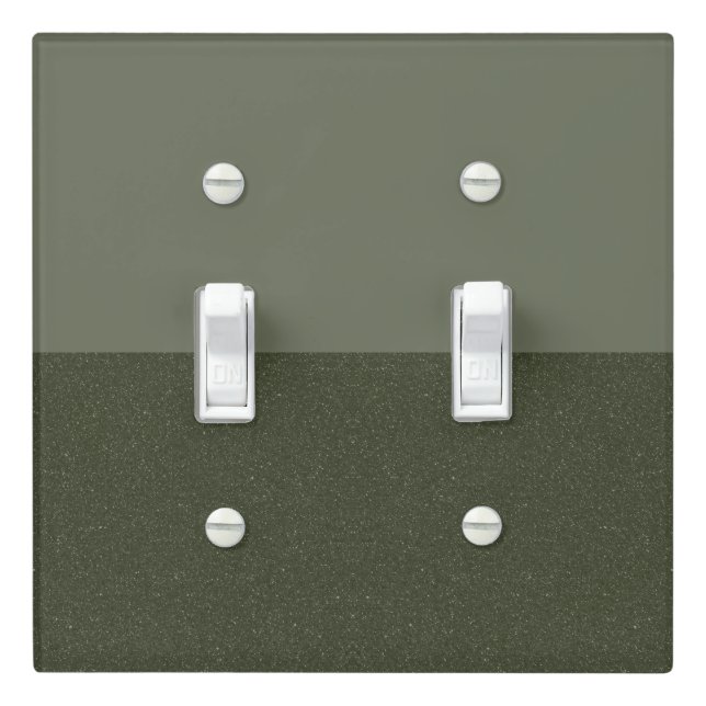 Moss Two-Tone Horizontal Toggle Plate – Customize (In Situ)