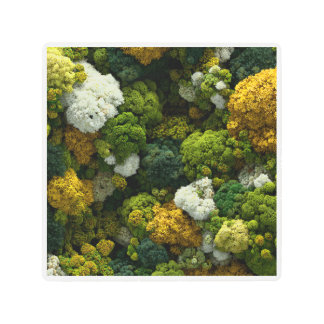 Moss wall , Vintage Floral Borders – Viral Eleganc Metal Print