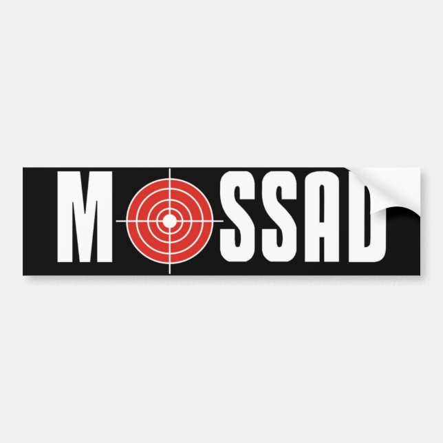 Mossad Bumper Sticker (Front)