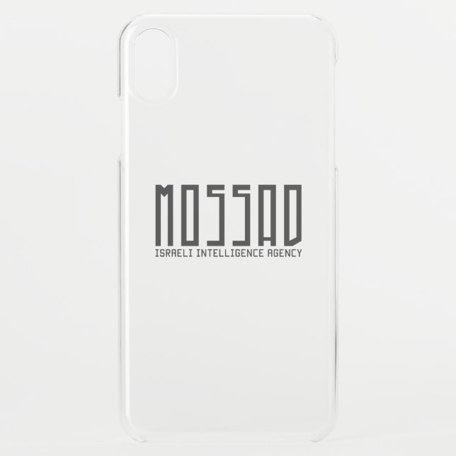 Mossad - Israeli Intelligence Agency - IDF Uncommon iPhone Case (Back)