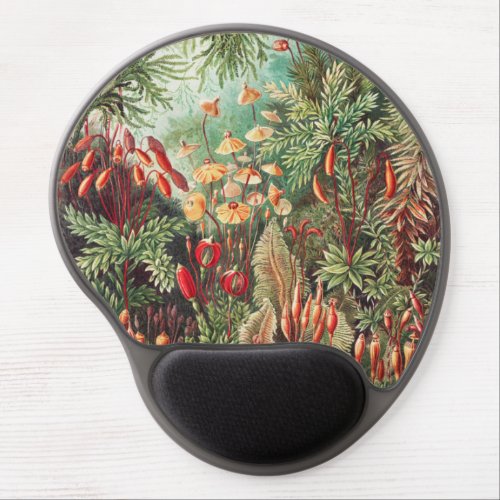 Mosses Muscinae Laubmoose by Ernst Haeckel Gel Mouse Pad