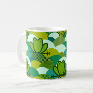 Mossy frog coffee mug