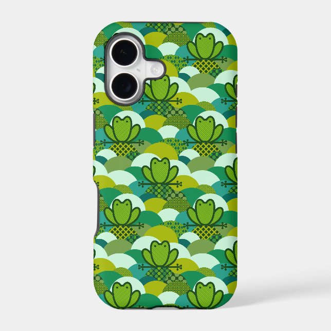 Mossy frog iphone case (Back)