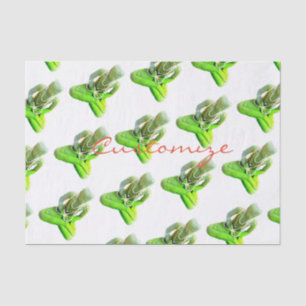 Mossy Green Buddha Meditating Thunder_Cove Tissue Paper