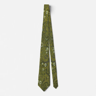 Mossy Green Military Neck Tie