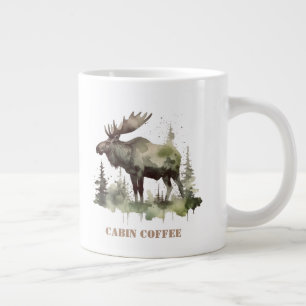 Mossy Moose Wildlife Portrait, custom Giant Coffee Mug