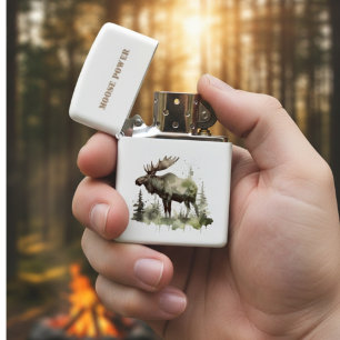 Mossy Moose Wildlife Portrait, custom Zippo Lighter