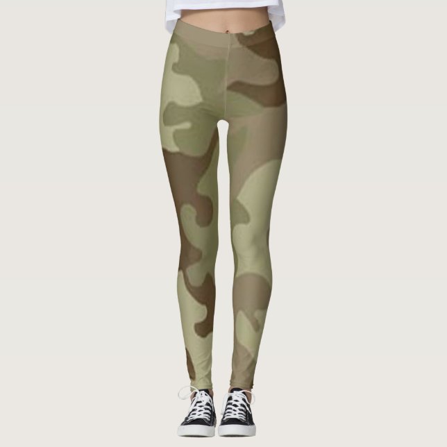 Mossy Oak  Camouflage Leggings (Front)