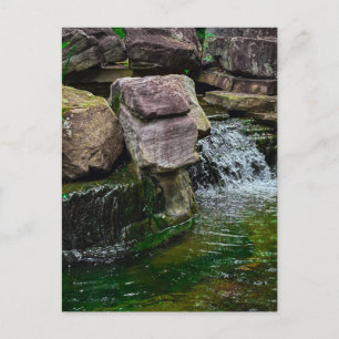 Mossy Rock Waterfall Cascade – Athens Georgia Postcard